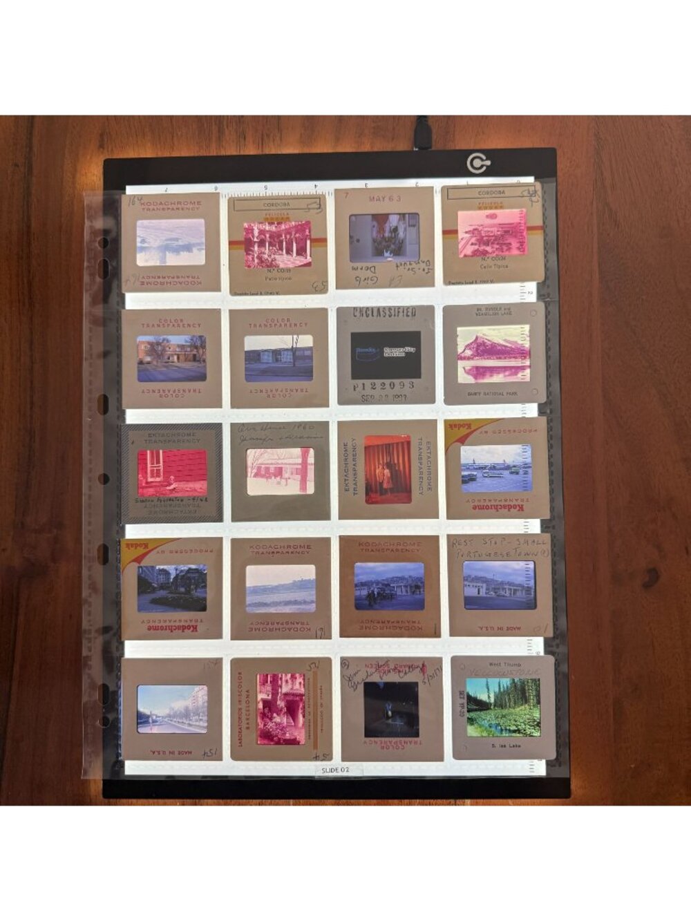 Vtg 35mm Photo Slides Lot 60 Pc 1960s Kodachrome Travel Spain Yellowstone Bendix